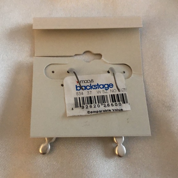 Lucky Brand Silver Tone Cross Drop Earrings Turquoise Accents NWT - Picture 9 of 10